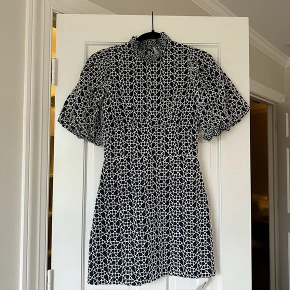 acler black and white dress Arlena Maxi Dress